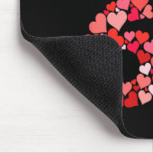 Ich liebe 67 Valentine Herz_ Lustiges Meme Nummer Mousepad (Ecke)
