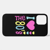 Ich Liebe 80er Disco-Kostüm Case-Mate iPhone Hülle (Rückseite (Horizontal))