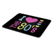 Ich Liebe 80er Disco-Kostüm Schneidebrett (Ecke)