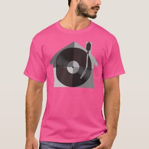 Ich liebe 80er EDM House Music Dance Club DJ Platt T-Shirt