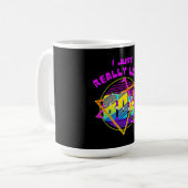 ICH LIEBE 80ER KAFFEETASSE (Vorderseite Links)
