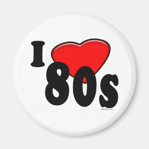 Ich liebe 80er Magnet