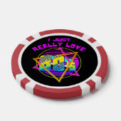 ICH LIEBE 80ER POKERCHIPS (Einzeln)