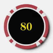 ICH LIEBE 80ER POKERCHIPS (Rückseite)