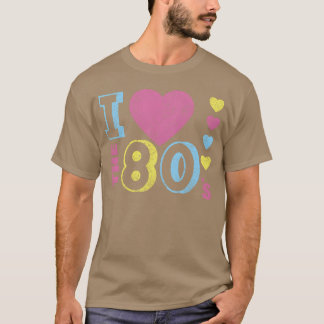 ich liebe 80er Retro T-Shirt