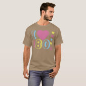 ich liebe 80er Retro T-Shirt (Vorne ganz)