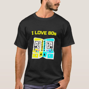 Ich Liebe 80er, Videospiele, Gaming, Vintages Spie T-Shirt