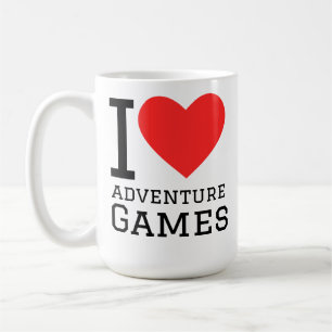 Ich liebe Abenteuer Spiele  Kaffeetasse