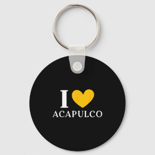 Ich liebe Acapulco Mexiko Urlaub _1  Schlüsselanhänger