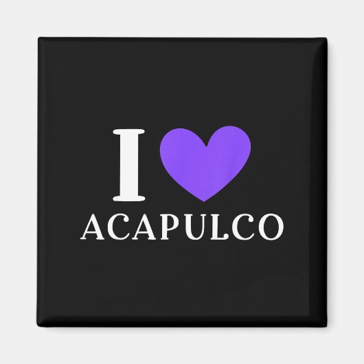 Ich liebe Acapulco Mexiko Urlaub _2  Magnet (Vorne)