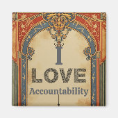 Ich liebe Accountability Magnet (Vorne)