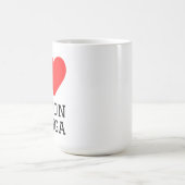 Ich liebe Action-Manga Kaffeetasse (Mittel)