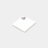 Ich liebe Adams Point Post-It Notizen (angewinkelt)