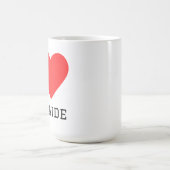 Ich liebe Adelaide Kaffeetasse (Mittel)