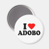 Ich liebe Adobo Magnet (Vorderseite/Rückseite)