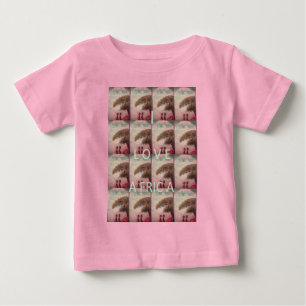 Ich liebe Afrika – Kulturlandschaftsmuster Baby T-shirt