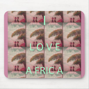 Ich liebe Afrika – Kulturlandschaftsmuster Mousepad
