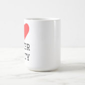 ich liebe After Party Kaffeetasse (Mittel)