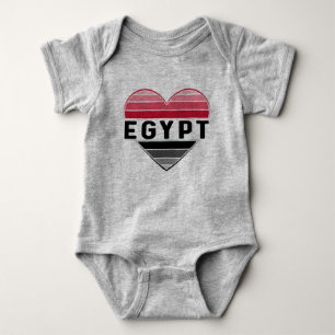 Ich Liebe Ägypten, ägyptisches Herz Baby Strampler