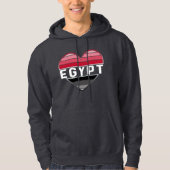 Ich Liebe Ägypten, ägyptisches Herz Hoodie (Vorderseite)