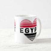 Ich Liebe Ägypten, ägyptisches Herz Kaffeetasse (VorderseiteRechts)