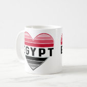 Ich Liebe Ägypten, ägyptisches Herz Kaffeetasse (Vorderseite Links)