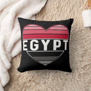 Ich Liebe Ägypten, ägyptisches Herz Kissen