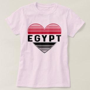 Ich Liebe Ägypten, ägyptisches Herz T-Shirt