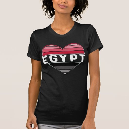 Ich Liebe Ägypten, ägyptisches Herz T-Shirt (Vorderseite)