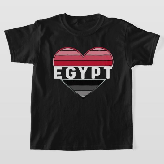 Ich Liebe Ägypten, ägyptisches Herz T-Shirt (Ablage )