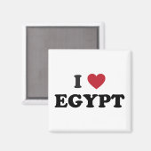 Ich liebe Ägypten Magnet (Vorderseite/Rückseite)