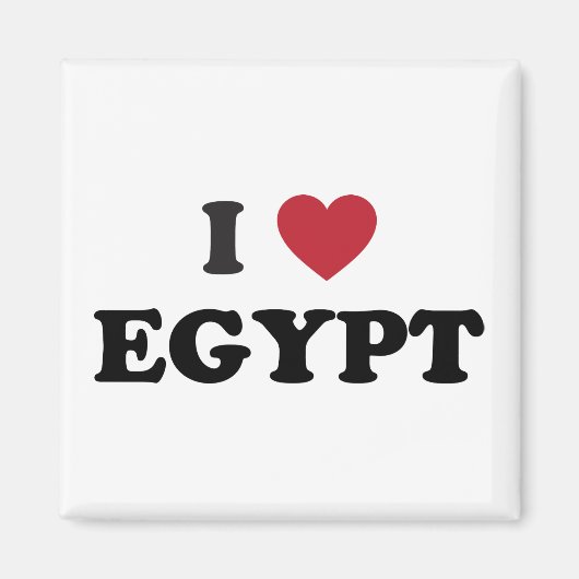 Ich liebe Ägypten Magnet (Vorne)