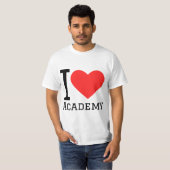 Ich liebe Akademie T-Shirt (Vorne ganz)