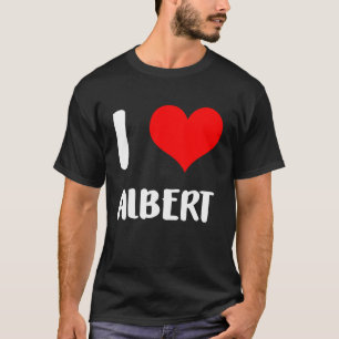 Ich Liebe ALBERT mein valententiner Entschuldigung T-Shirt