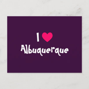 Ich liebe Albuquerque Postkarte