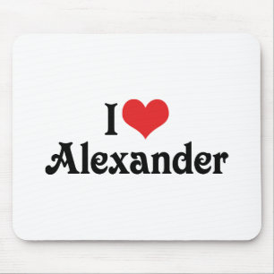 Ich liebe Alexander Mousepad