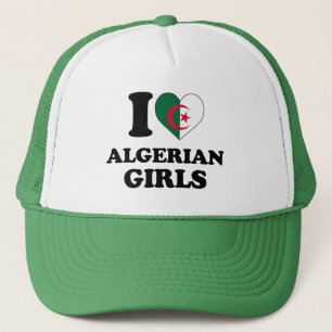 Ich liebe algerische Mädchen Truckerkappe