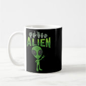Ich liebe Alien ASL Handgeste Taub Hörverlust bewu Kaffeetasse (Links)