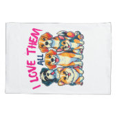 Ich Liebe alle Hundehalter Pet Lover Kissenbezug (Rückseite)