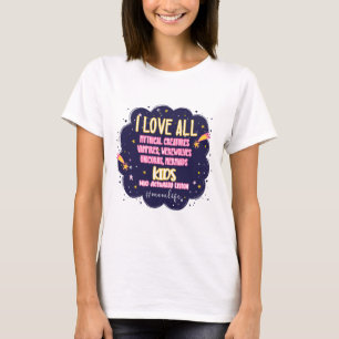 Ich Liebe alle Mythischen Kreaturen, Vampire, Werw T-Shirt
