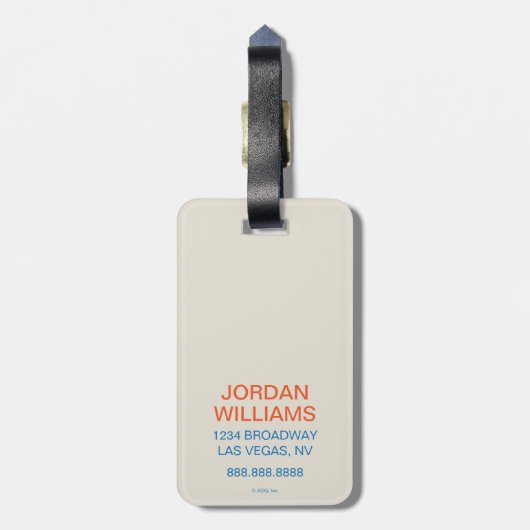 Ich Liebe alle Y Gepäckanhänger (Rückseite vertikal)