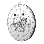 Ich Liebe Alles Niedlich Dartscheibe (Vorderseite rechts)