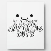 Ich Liebe Alles Niedlich Fotoplatte (Vorderseite)