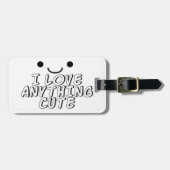 Ich Liebe Alles Niedlich Gepäckanhänger (Vorderseite horizontal)