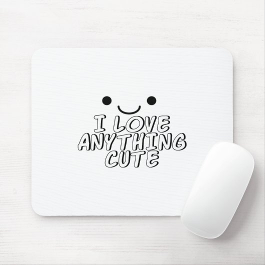 Ich Liebe Alles Niedlich Mousepad (Mit Mouse)