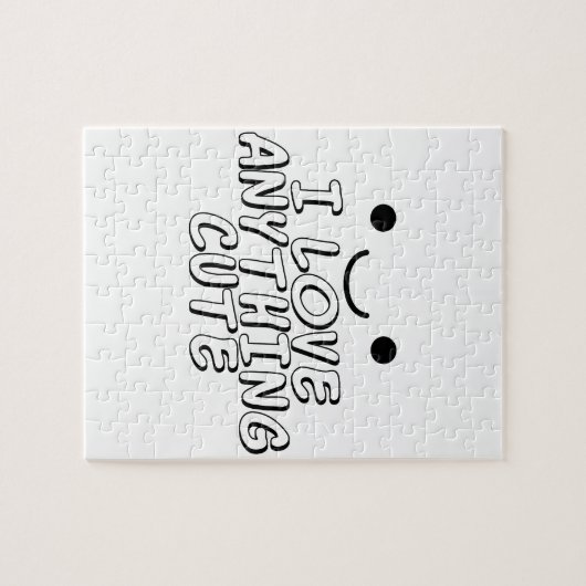 Ich Liebe Alles Niedlich Puzzle (Horizontal)