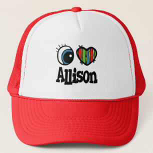 Ich liebe Allison Truckerkappe