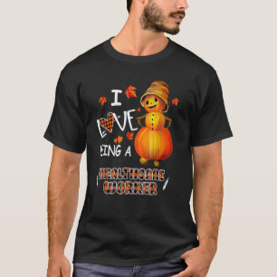 Ich Liebe als Gesundheitsarbeiter Proud Nurse Pump T-Shirt