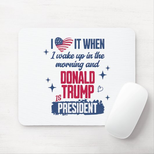 Ich Liebe, als ich morgens Weckte und Donald Trump Mousepad (Mit Mouse)