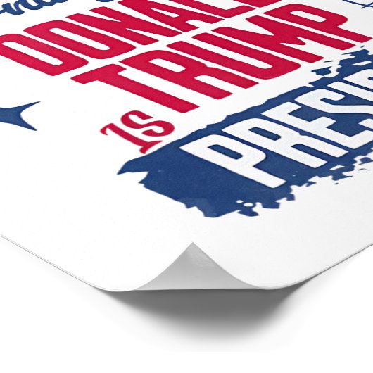 Ich Liebe, als ich morgens Weckte und Donald Trump Poster (Ecke)